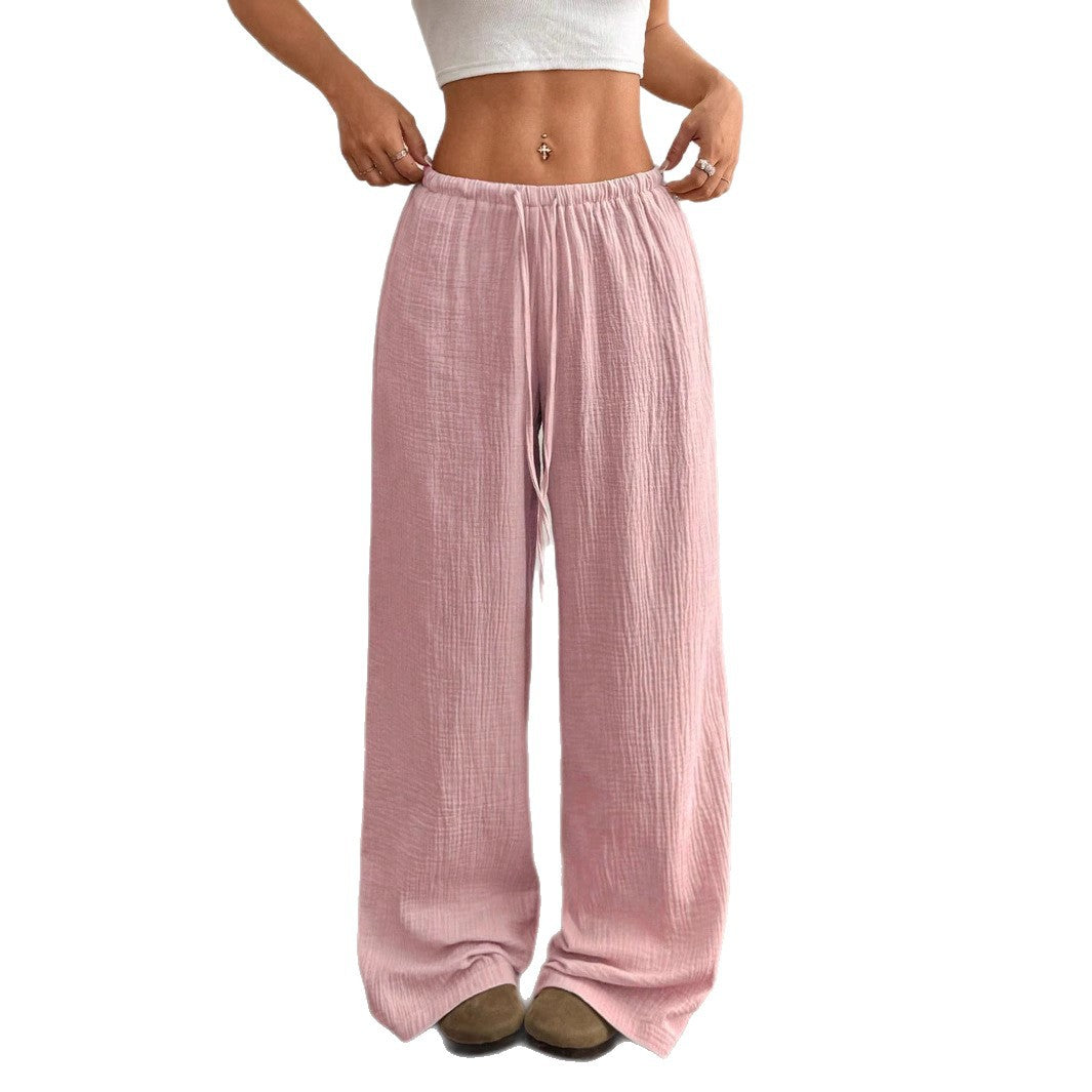 Zofia – Luźne bawełniane spodnie