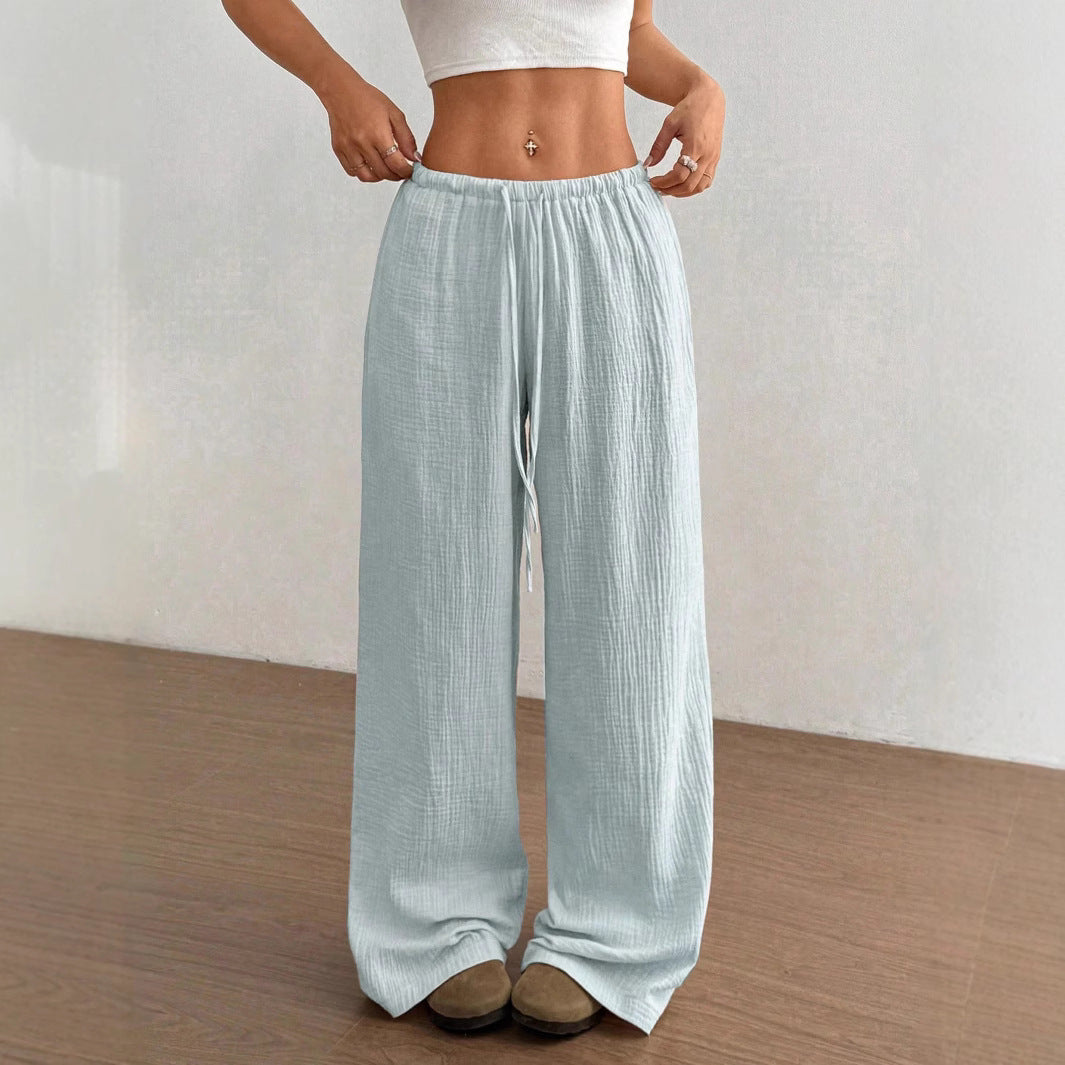 Zofia – Luźne bawełniane spodnie