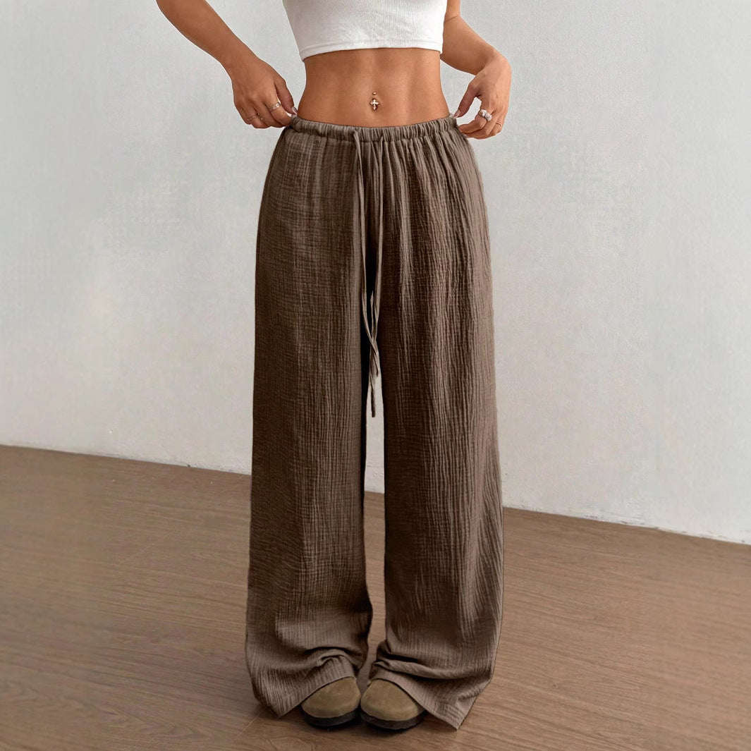 Zofia – Luźne bawełniane spodnie