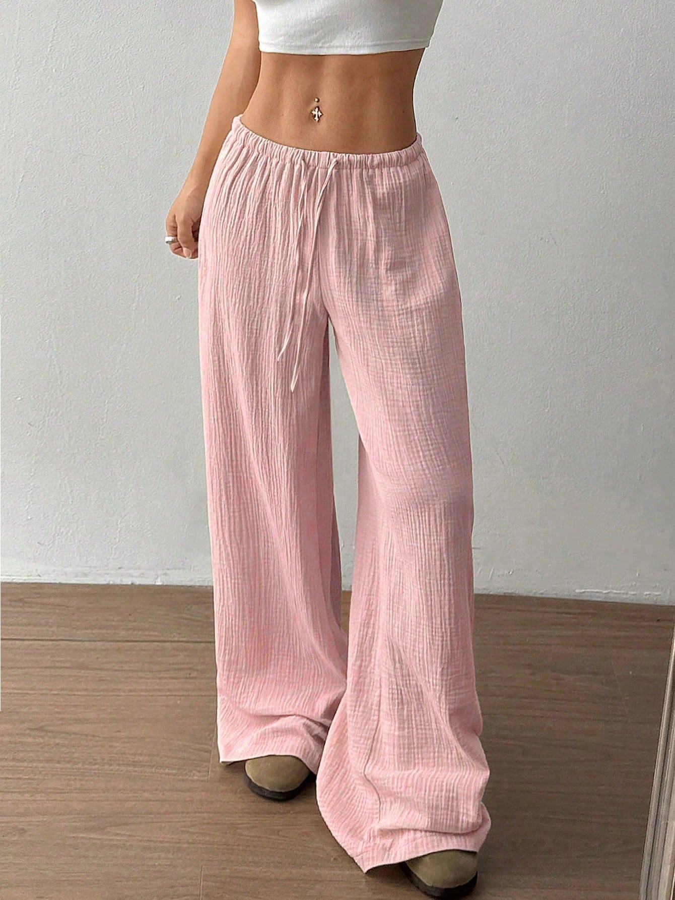 Zofia – Luźne bawełniane spodnie