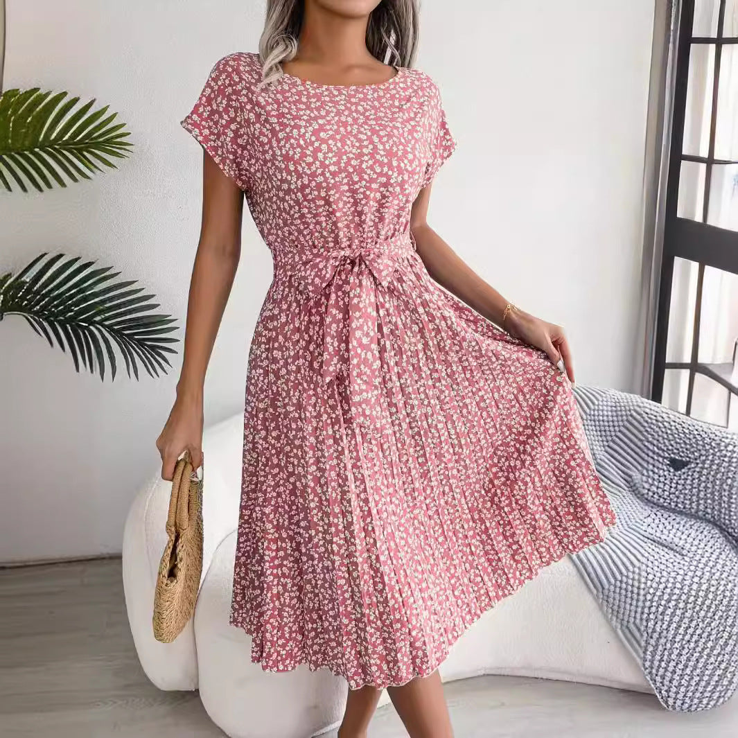 Amélie – Letnia plisowana spódnica w kwiaty