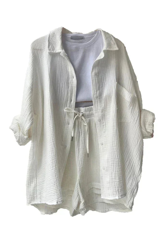 Fay - Luźny, dopasowany zestaw letni